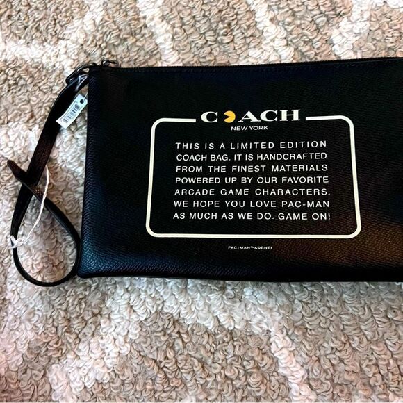 Coach limited edition PAC Man little clutch RARE - Picture 1 of 8